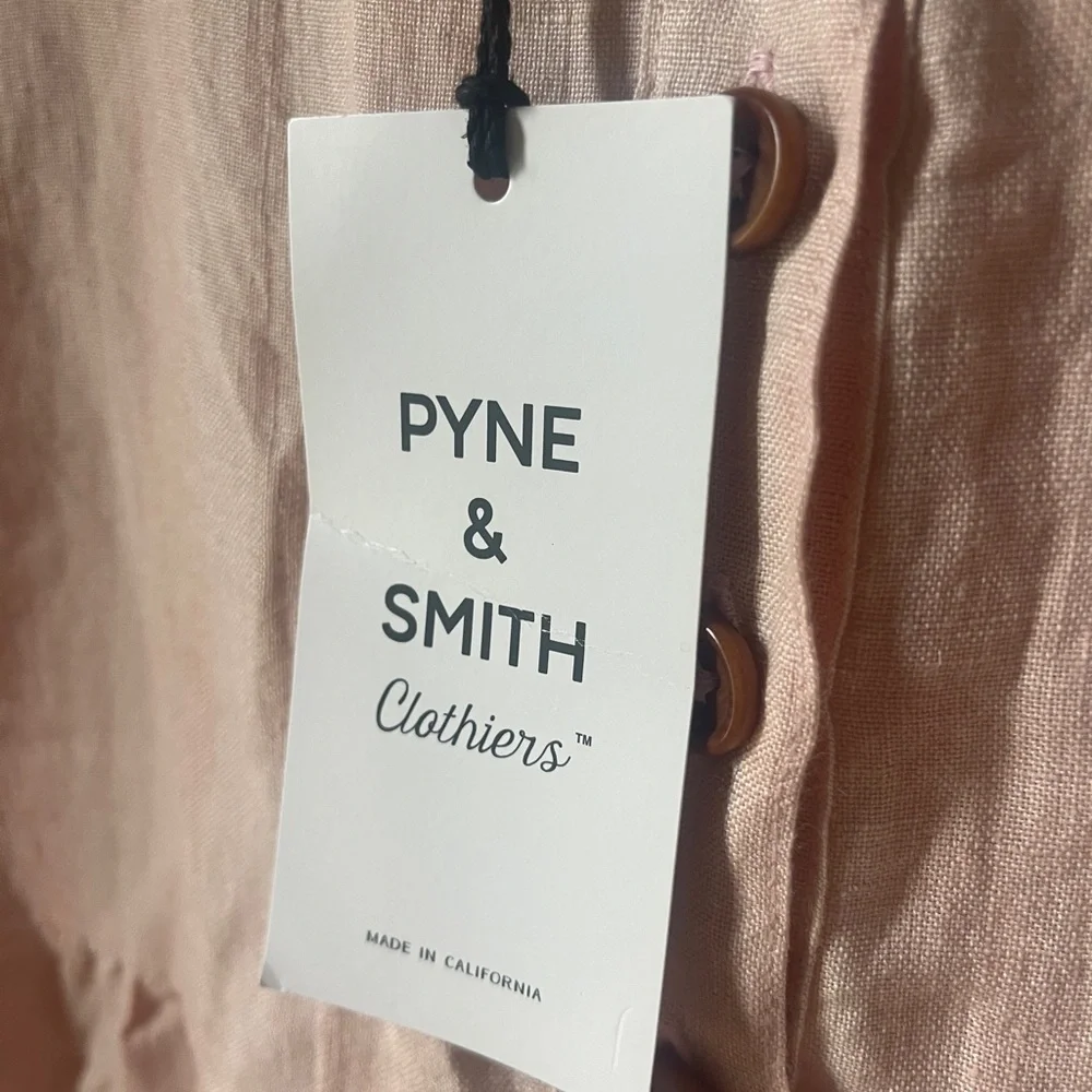Pyne & Smith Model no. 11 Dress Shell Pink Striped size XS - Picture 5 of 6
